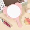 Custom Handheld Makeup Mirror - Portable, High-Value Gift for Girls with Cute Handle
