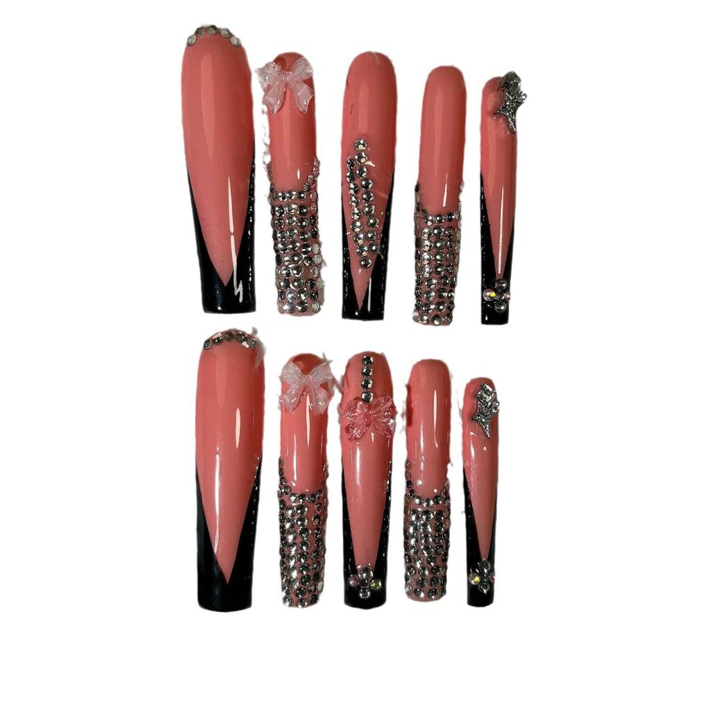 Handmade Wearable European & American Style False Nails - Finished Manicure Set