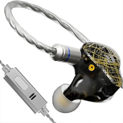 LINSOUL Hybrid Earphones Designed for Music Lovers Resin Material for Comfortable Wearing Carefully Tuned Structure Small Size Easy To Carry Anywhere