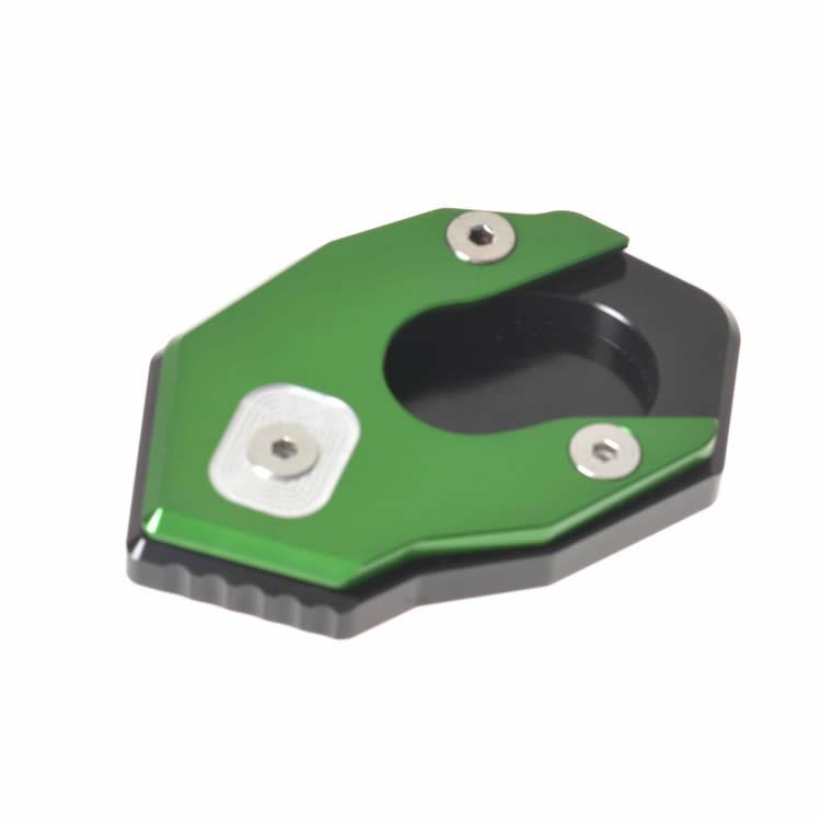 

Kawasaki Z900/Z650/Ninja650/ER6F/Z800 Kickstand Enlarged Foot Pad Black-Green