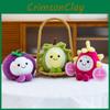 Fruit Plush Toy Bean Bag Durian Dragon Fruit With Soft Cotton For Kids Playroom Decor