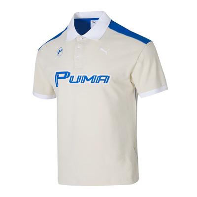 Minimalist Fashion Comfortable Breathable Short Sleeve Polo Shirt Unisex Tops Beige 633644-87