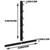 Gym Rack For Lat Pull Down Bar 5-Piece Heavy Duty Organizer Holder Lat Pulldown Attachment Gym Organizer For Resistance Bands