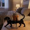 Desk Storage Display Rack Dog Shape Flower Pot Holder Cute Flowerpot Tray  Home