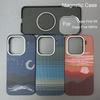 For OPPO Find X9 Pro/ Find X9 Case 600D Carbon Aramid Fiber Kevlar Fabric Thin Hard Cover Magnetic Black Slim Light Red Premium
