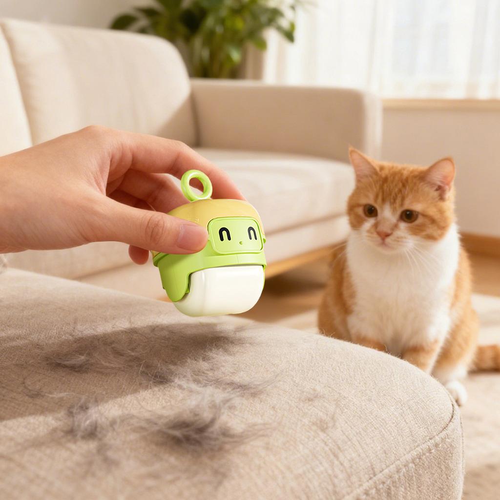 Fusselrolle, Wiederverwendbare und waschbare Fusselrolle, Tragbarer Tierhaarentferner, Reiseformat Kleiderfusselentferner, Kompaktes Tierhaarentfernungswerkzeug, Mühelos