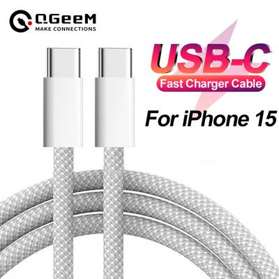 Cavo di ricarica rapida PD 60W Cavo USB C a USB Tipo C per iPhone 16 15 Pro Max 15 Pro 15 Puls per iPhone 15 Linea dati di ricarica