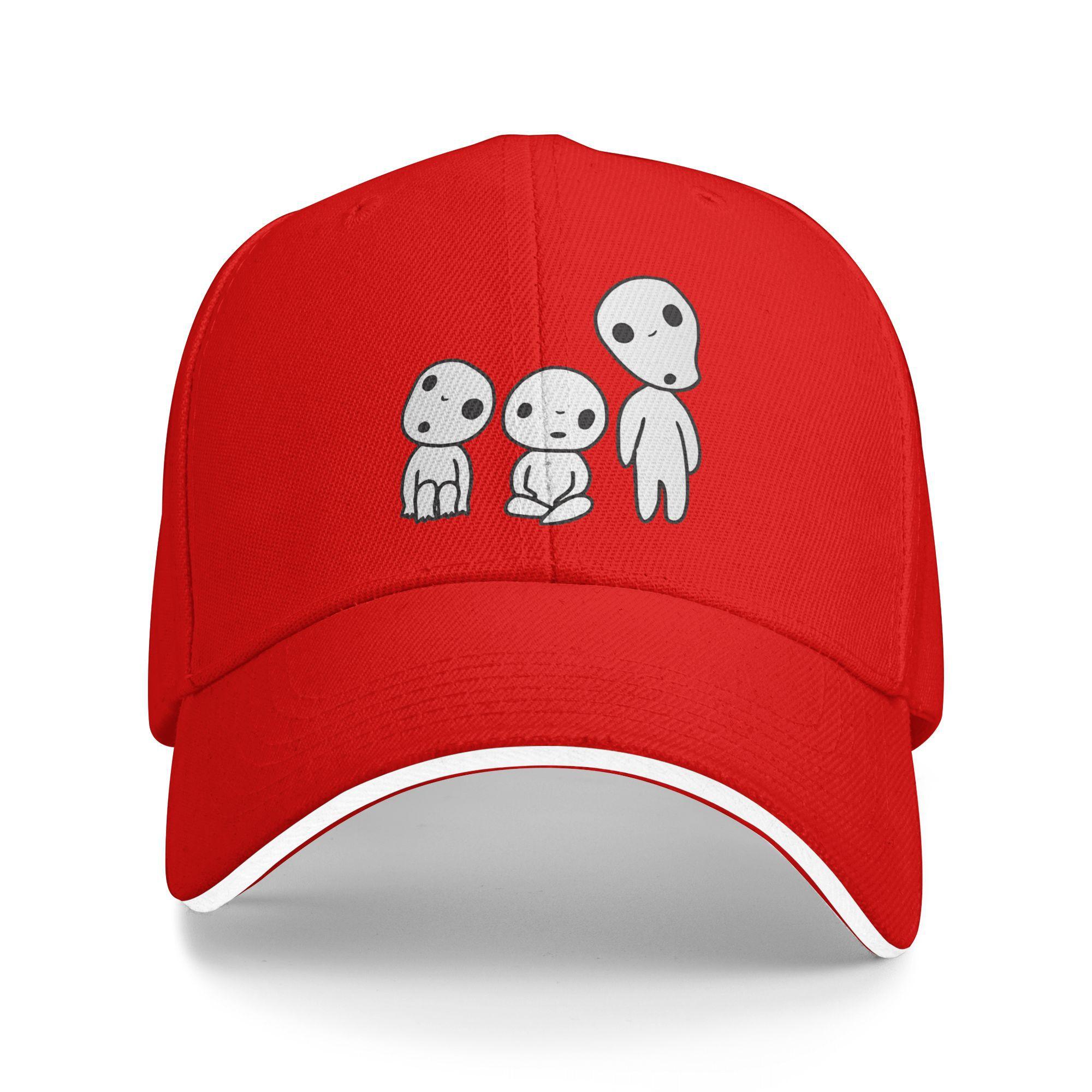 Kodama princess mononoke  Golf Cap Merchandise Classic  Sun Cap For Unisex Golf Headewear  Adjustable Fit One Size
