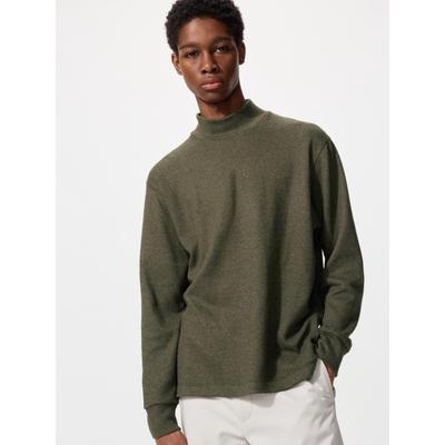 SofT KniT Fleece Mock Neck T