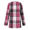 2024 Women's Plaid Print Long-sleeved Jacket - European & American Spring/Autumn Fashion