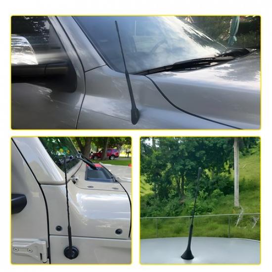 13" inch Black Power Radio AM/FM for TOYOTA TUNDRA 2000- Antenna