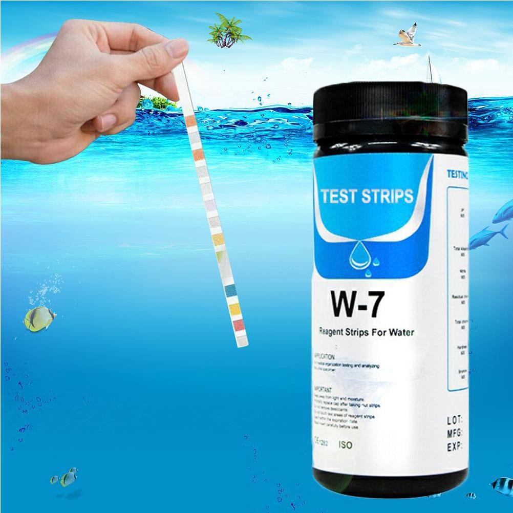 7in1 Water Quality Test Paper Drinking Water Test Strips Water Hardness Test Strips