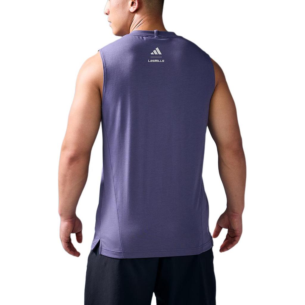 adidas Les Mills Collaboration Tank Top Comfortable Skin-Friendly Letter Vest Men Tops KT6890