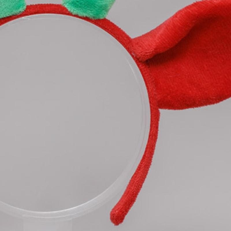 Cute Animal Deer Ears Headband Plush Antler Hair Hoop Novelty Party Headdress Fawn Horn Christmas Party Accessories
