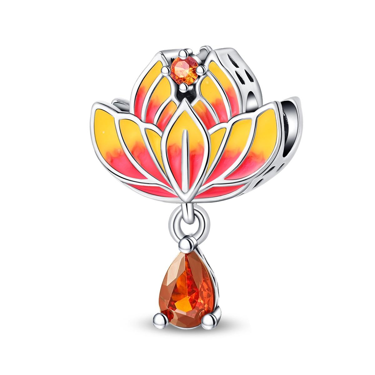 Lotus Lantern Charms   Copper Original Beads Fit Original  Charms Bracelet Beads Jewelry Gifts For Women