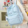 New High-value Japanese Ins Large-capacity High School Backpack Campus Backpack Polka Dot Women's Schoolbag Computer Bag