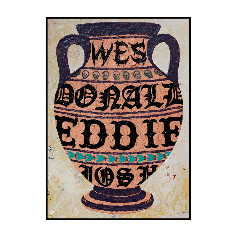 Classic Vintage Posters Abstract Retro Building Blocks Canvas Painting Print Wall Art Picture for Living Room Bedroom Home Decor