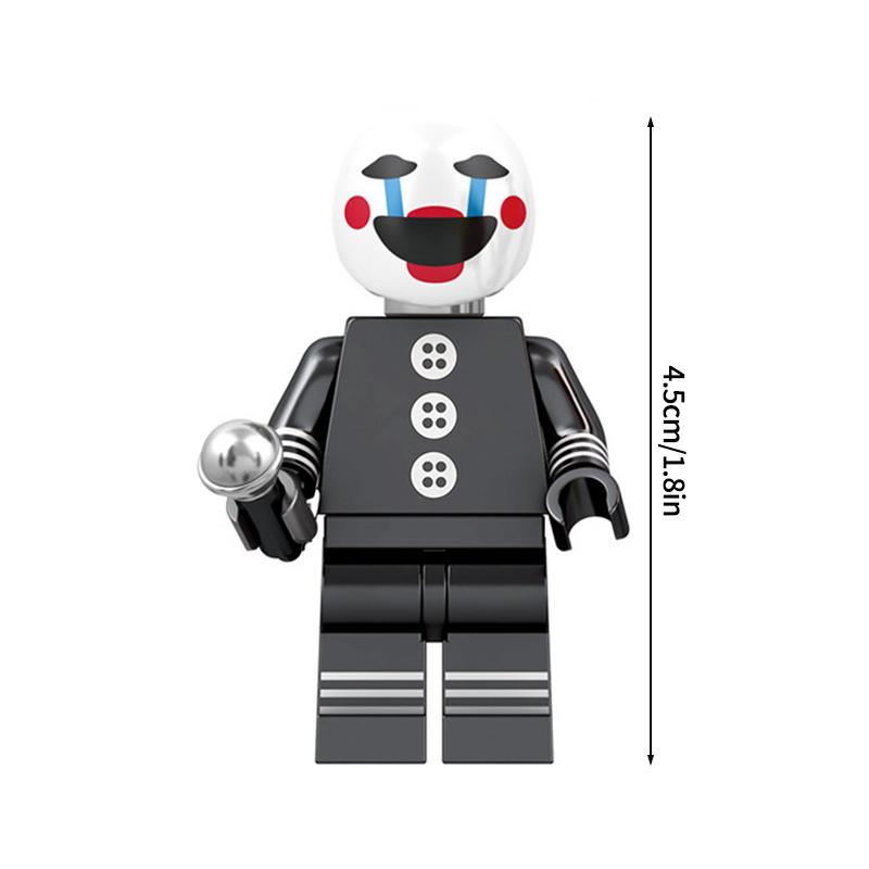 Entzückendes Freddy Bonnie Mini-Blöcke Ornament Heißes Spiel Figur Cartoon Montagebausteine Spielzeug Partygeschenke Kindergeschenke