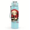 1PC Red Skull Circular Horror Grunge Print 750ml Portable Sports Water Bottle Leakproof Gym Outdoor Travel Drink Cup
