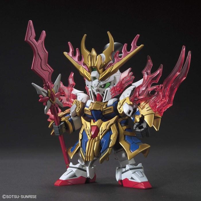 BANDAI SPIRITS SD Gundam Sangoku Souketsuden Zhang Fei God Gundam Color-Coded Plastic Model BAS5056754 Multicolor One Size