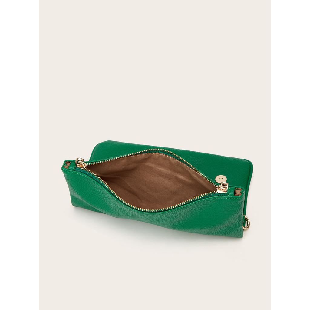IELGY Lychee Pattern Underarm Chain Small Bag Simple Fashion Small Square Bag One Shoulder Diagonal