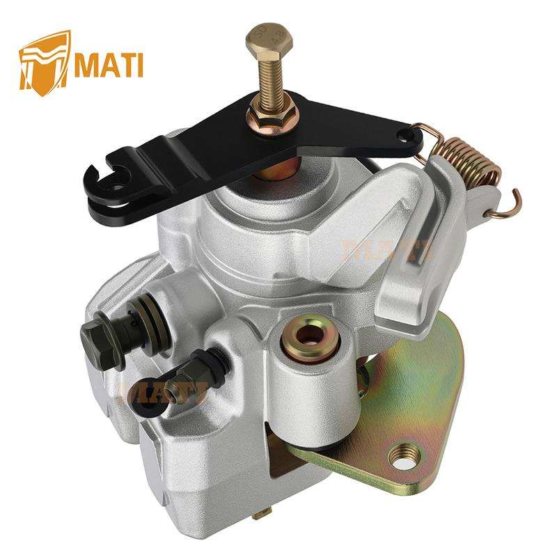 

Rear Brake Caliper with Pads for Yamaha ATV Raptor 125 250 350 YFM125 YFM250 YFM350 5YT-2580W-10-00 with Parking Brake