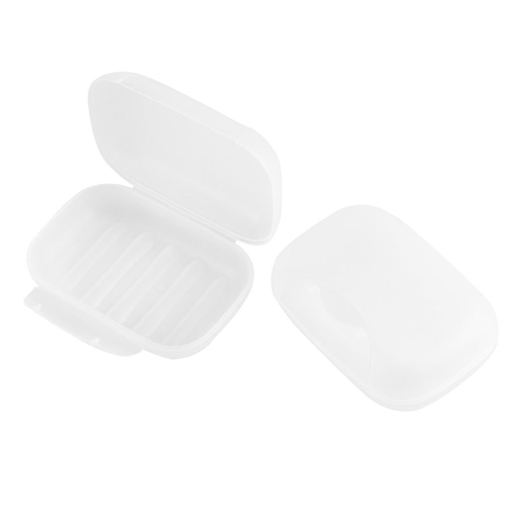 Portable Soap Dish Box Container with Lock for Travel Camping Leak Proof Holder Case Compact PP Plastic soap box soap
