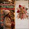 DIY Nähset Weihnachts-Türhänger-Kranz Gesteppter Stoff Lebkuchen Weihnachtsstern Baum Feiertagsbasteln Heimdeko Geschenk