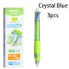 M&G Stationery, 0.5mm Thermal Erasable Pen, Crystal Blue & Black, Replaceable Refills, Various Sizes, Suitable for Students and