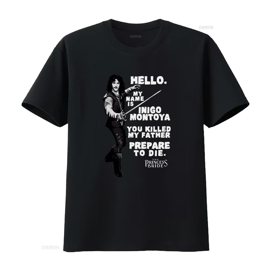 Ladies Inigo Montoya The Princess Bride Sword T Shirt vintage Washed Casual Comfortable Slightly Soft designer clothes Unisex