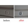 2PCS For BMW 3 4 Series GT 2013- Car Roof Microphone Cover Trim ABS Silver
