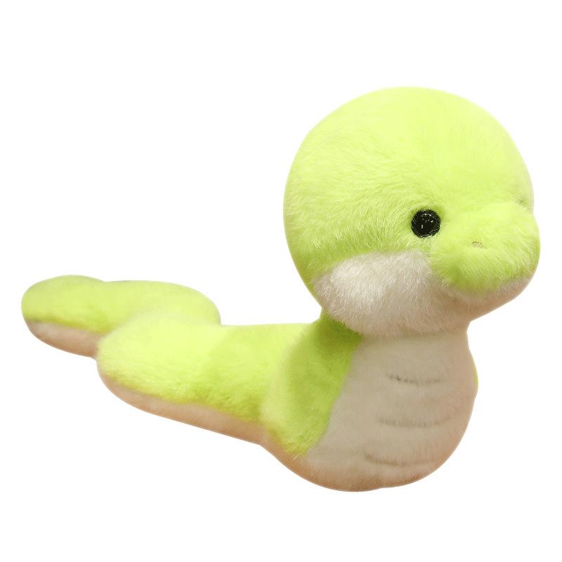 Plush Toy Snake Doll Stuffed Animal Pp Cotton Filled Toys For Kids Green Gifts