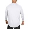 Autumn Winter Tops Fashion Men's T-shirt Long Sleeved Casual Round Neck Solid Color Top Base T-shirt