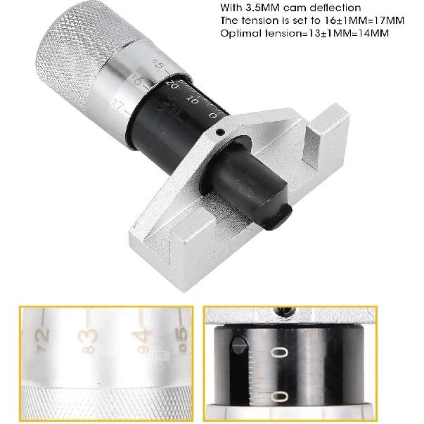 Auto Belt Tension Gauge, Auto Belt Tensioner Belt Tightness Gauge, Timing Belt Tension Gauge Tester Detection Measurement Professional Auto Car