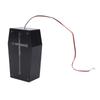 LED Sound Control Coffin Box Scary Sound Speaker Coffin Board Shape Horror Screaming Sound Box