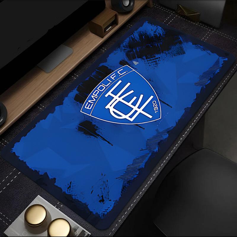 Empoli Wappen Design Mauspads, Gummiunterseite, Mauspads für Gamer und Bürogebrauch, Gaming Schreibtisch, Leicht zu reinigende Matte Weihnachtsgeschenke für Fans