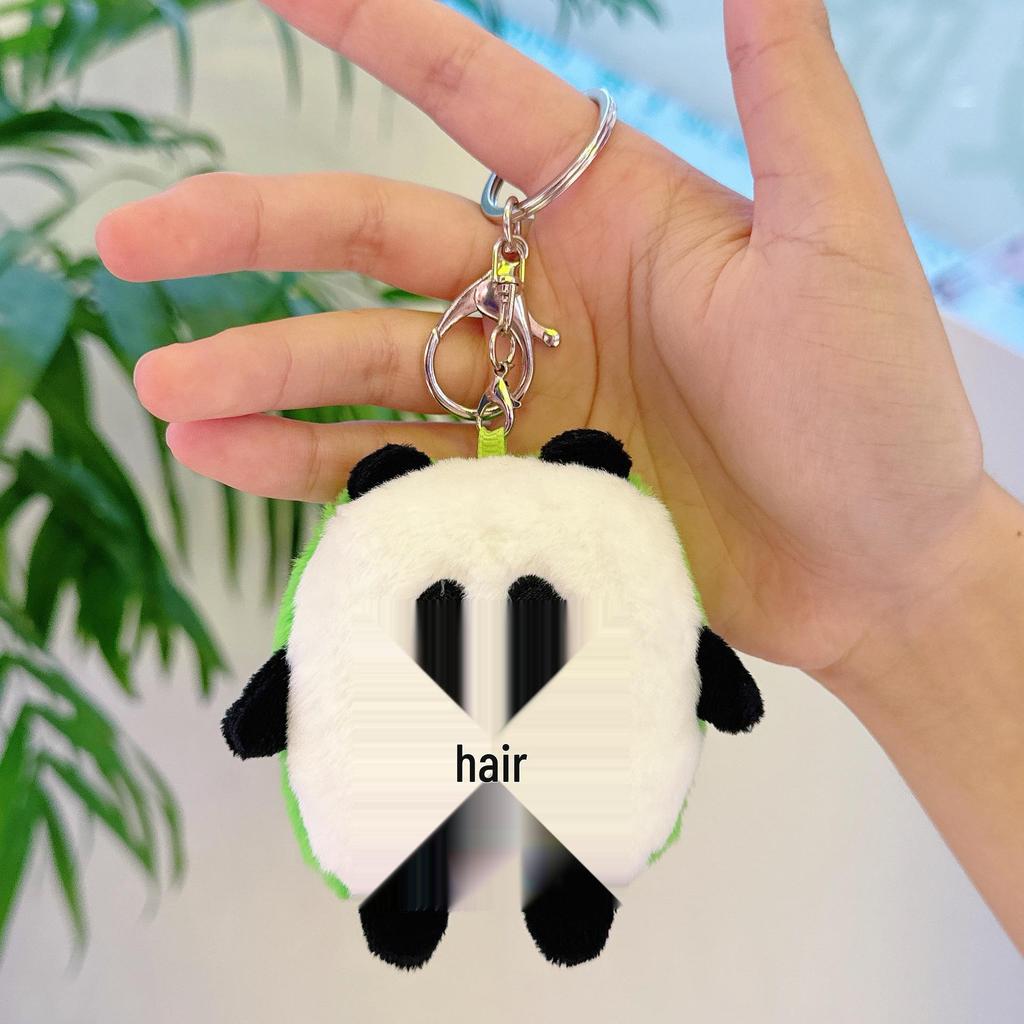 Mini Panda Plush Keychain Doll