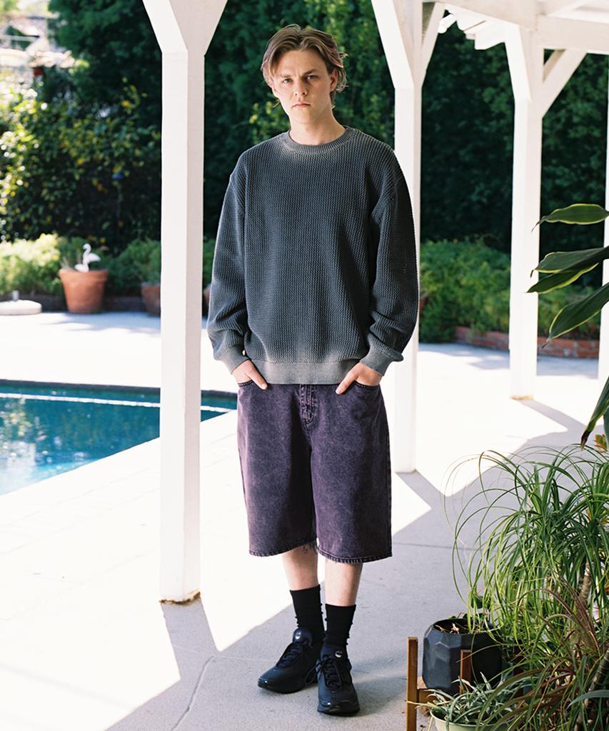 WKNDRS Spray Knit Sweater (Charcoal)