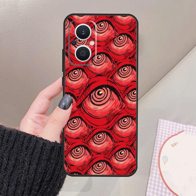 Scary Face Eyes Funda For OPPO Reno 12 F 11F 13F 14F 10 13 14 15 Pro 7 8 Lite OPPO Find X8 X6 X5 X9 Pro Case