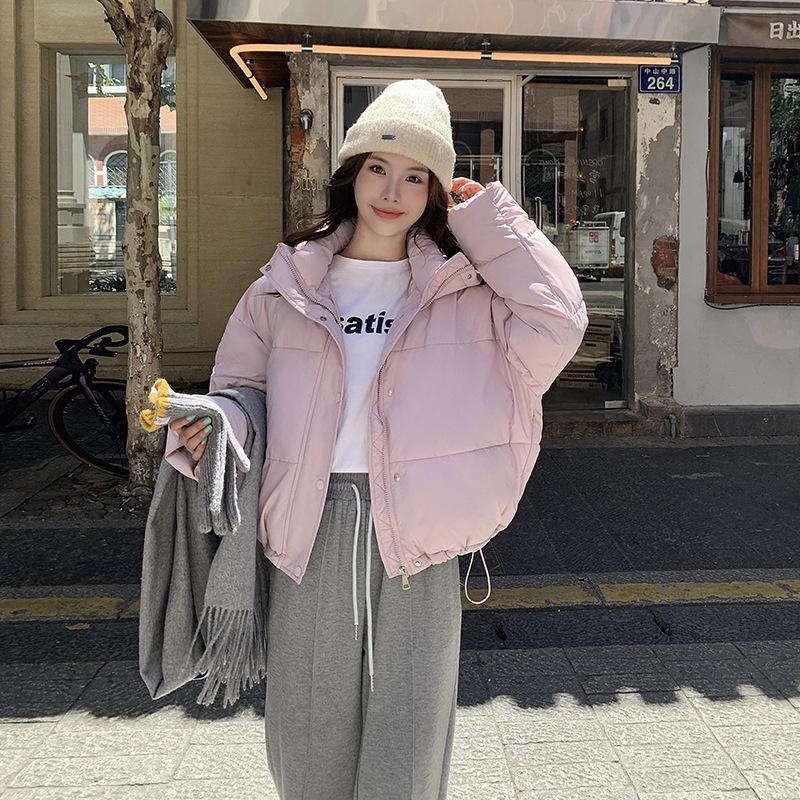 Winter 2025 New Korean Cotton Jacket Hooded Down Cotton Jacket Student Loose Padded Jacket Fashion Jacket Short Style