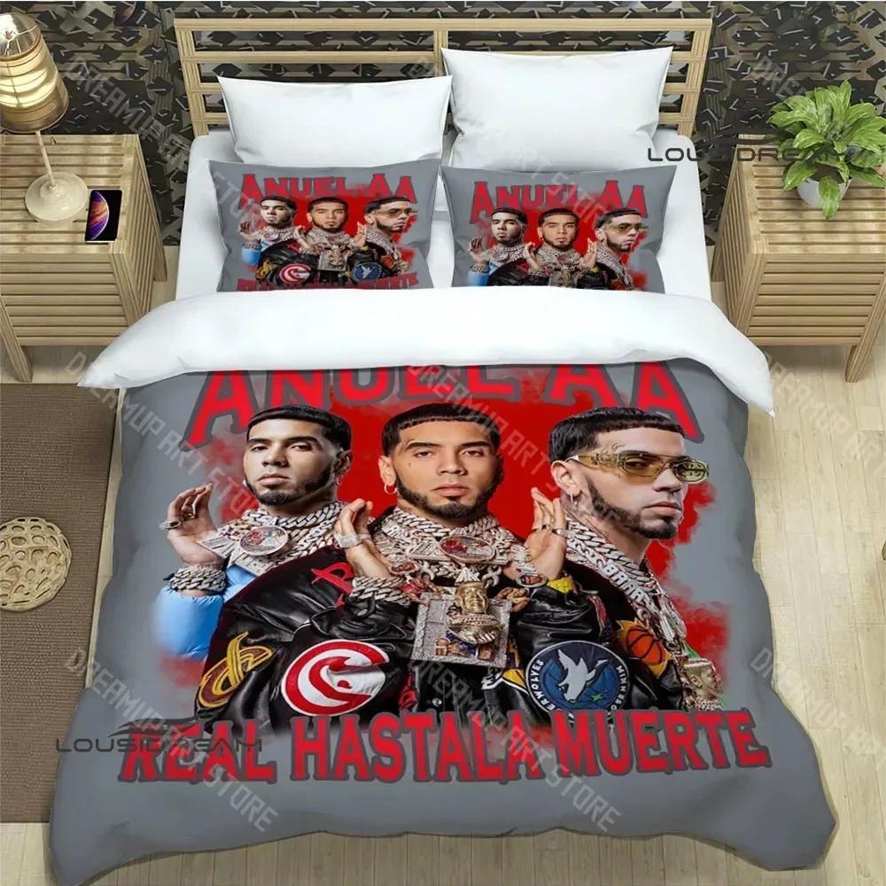 3D Print Rapper Anuel AA printed Bedding Sets exquisite bed supplies set duvet cover bed comforter set bedding set luxury