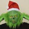 Grinch Green Costume For Adults And Kids Christmas Costumes Party Outfit With Mask Headpiece For Holiday Festivities
