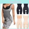 Comfortable Women Full Body Shaper Compression Bodysuit With Firm Control And Slimming Features