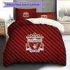 Set Copripiumino Trapuntato con Fantasia Liverpool Football Club Decorazione per la Casa Regalo (1 * copripiumino + 2 * federe senza imbottitura)