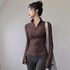 Giacca Corta da Donna Slim Fit - Collo Alto Versatile, Maniche Lunghe, Perfetta per Corsa, Yoga e Attività Fitness all'Aperto