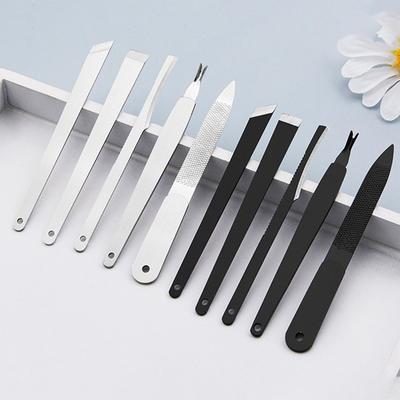 Lima de Uñas Simple Tenedor para Piel Muerta Herramienta de Manicura Pedicura Cuchillo de Pedicura Herramienta de Belleza
