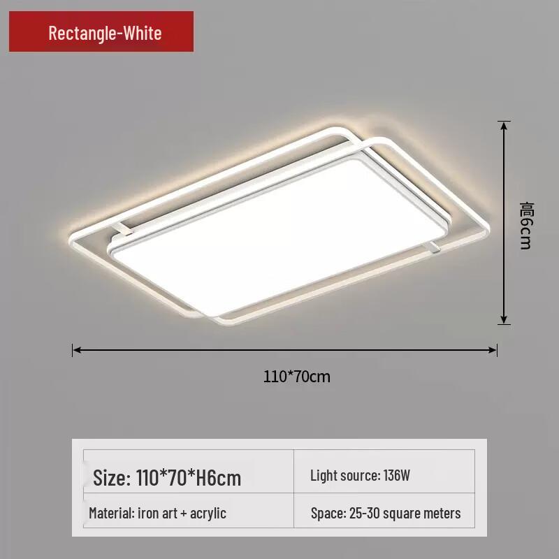 NuFeng Smart Full-Spectrum Eye-Care Ceiling Light