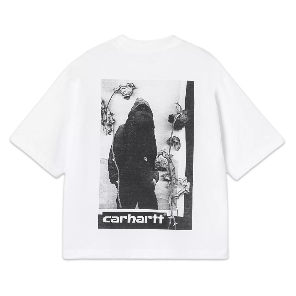 Carhartt WIP Womens S/S Archive Script T-Shirt Comfortable Simple Round Neck Short Sleeve Women tops I036042-02-XX