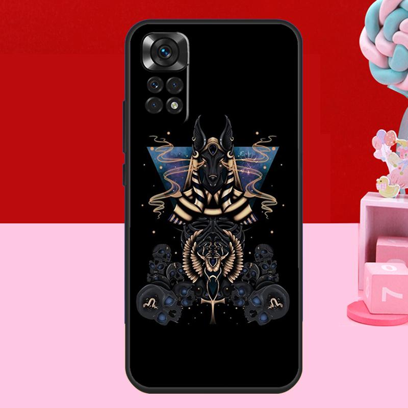 Egypt Nefertiti Anubis Ankh Case For Xiaomi Redmi Note 14 13 12 11 10 15 Pro Plus Redmi 15 C 10C 12C 13C 14C Soft Cover