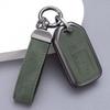 YO&YOYE Compatible With Honda Key Fob Cover With Keychain Leather Key Case Protector For  Honda Accord Civic CRV Pilot Odyssey 11Th Gen Smart Key